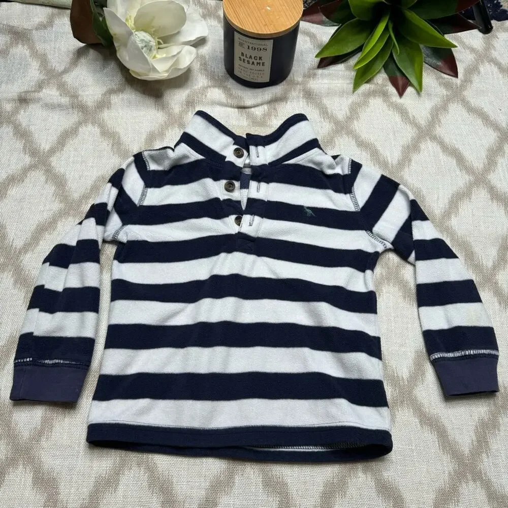 Carter’s Boys Quarter Zip Fleece Pullover Lot 3 Size 3 Camo Striped